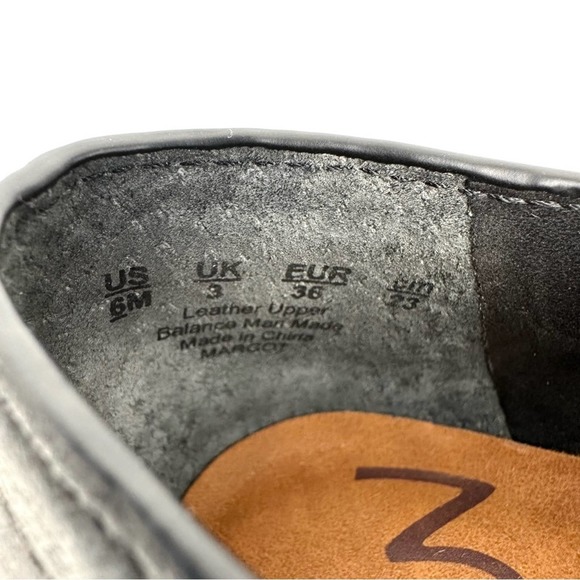 Zodiac Margot Shootie Black Leather Block Heel Zip Ankle Bootie Size 6M - Picture 10 of 13